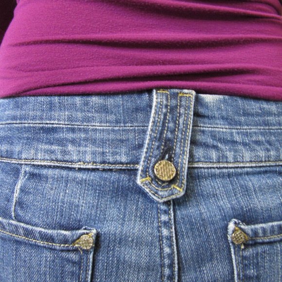 Bebe Short Shorts, Jean Hot Pants, Summer Womens Juniors size 27 - Picture 7 of 12